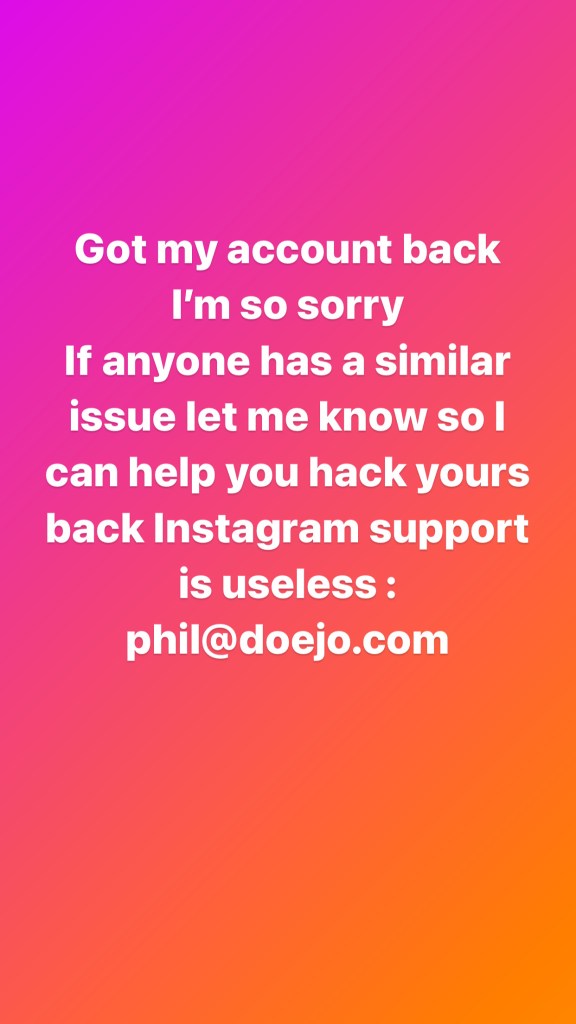 Instagram Account Hacked? Don’t expect Instagram Support to Help You.